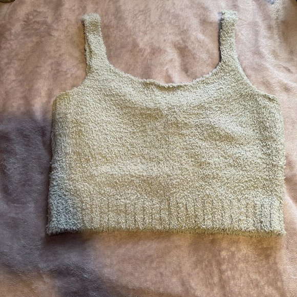 SKIMS - Cozy Knit Tank in Aqua Size L/XL - Picture 4 of 4